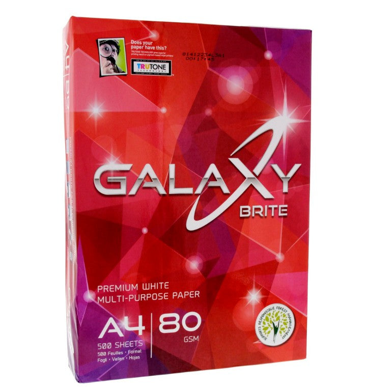 Galaxy Multi-Purpose Paper White A4 500 Sheet  X 5 REEM