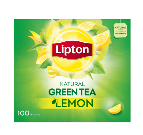 Lipton Green Tea Bag Lemon 100 Tea Bag