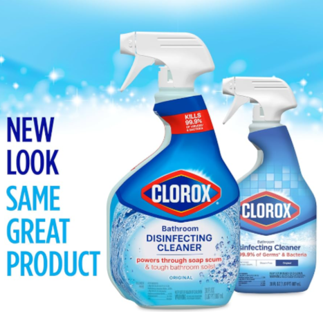 Clorox Bathroom Spray Cleaner Bleach Free 750 ml