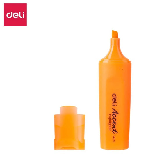 Deli Text Highlighter - Orange Deli 10pcs Set