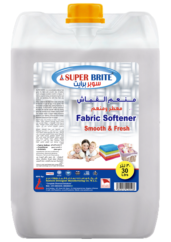 Super Brite Fabric Softener & Conditioner 30Ltrs White