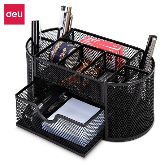 Desk Organiser Deli Versatile Pens Stand 8902