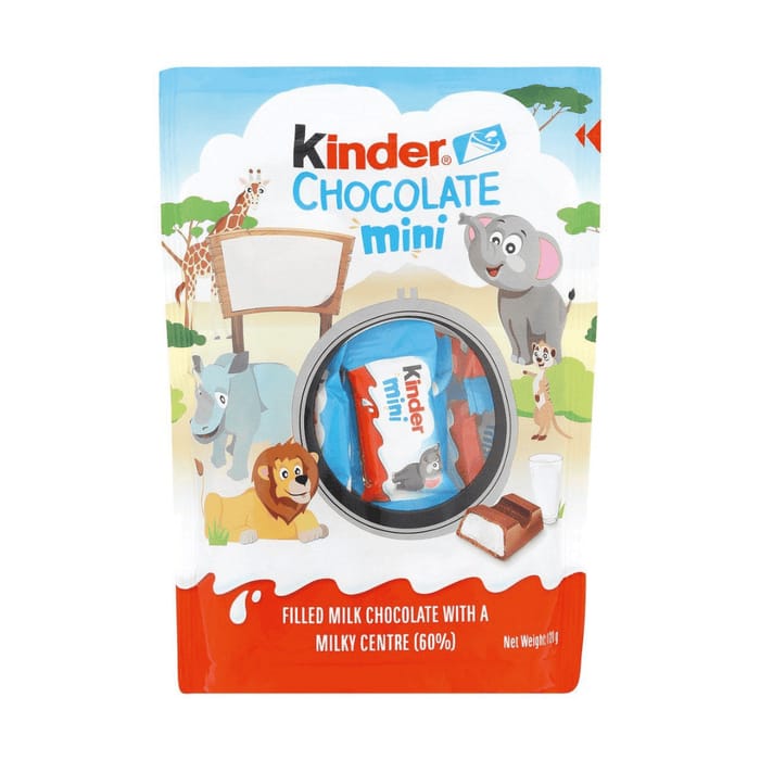 Ferrero Kinder Chocolate Mini Filled Milk Chocolate With Rich Milky Filling 120g