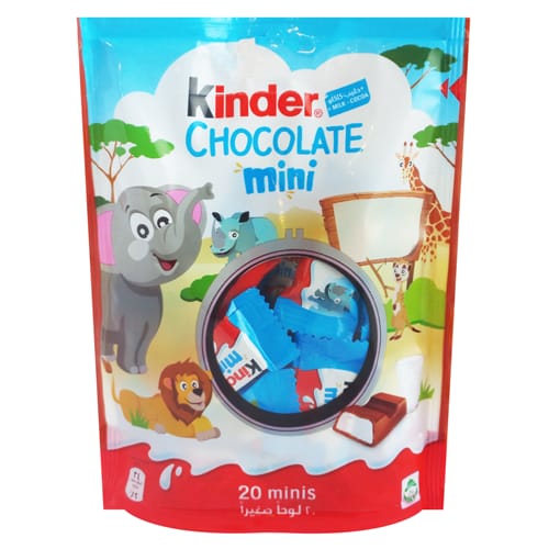 Ferrero Kinder Chocolate Mini Filled Milk Chocolate With Rich Milky Filling 120g