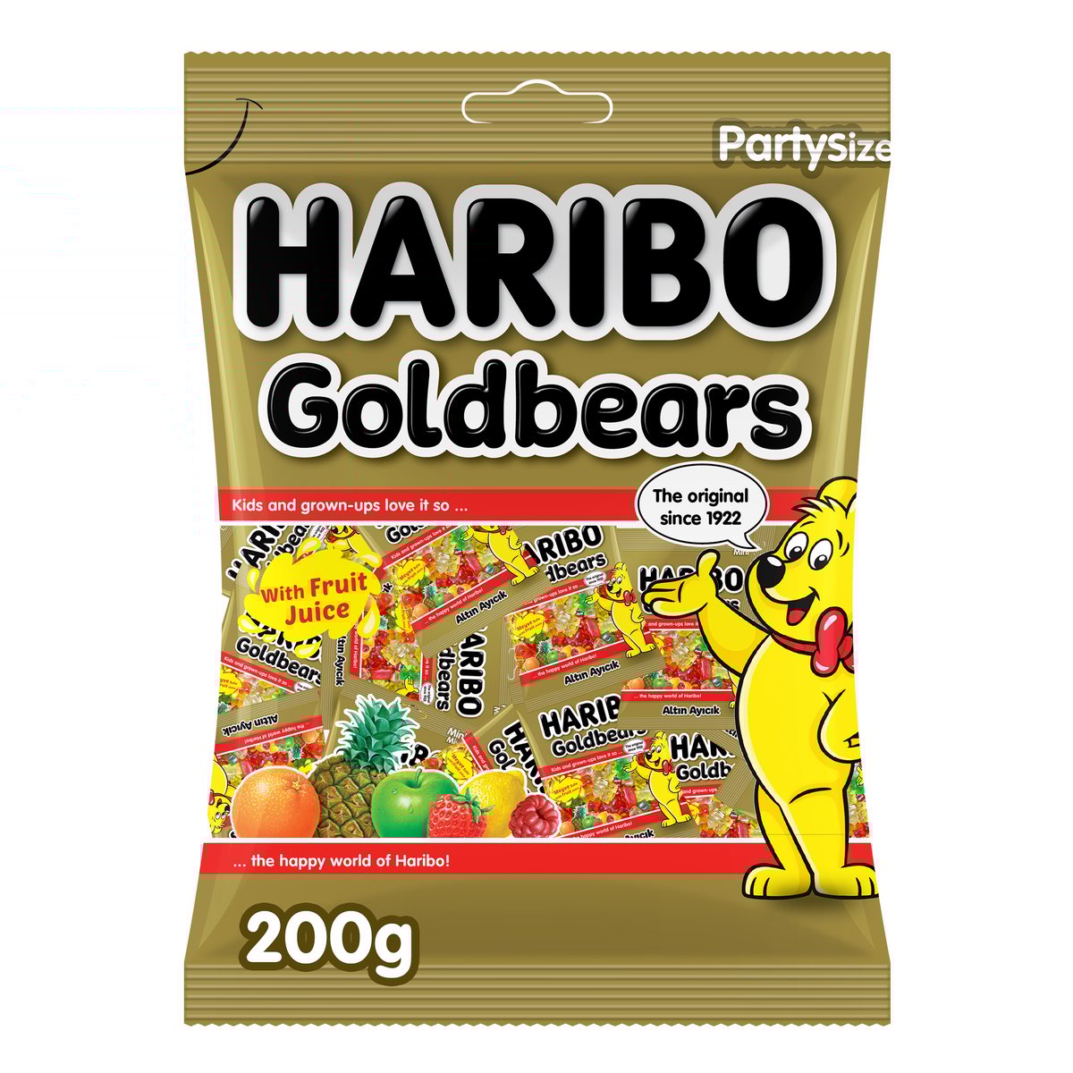 Haribo Gold Bears Fruits Flavour Jelly Candy 200gm