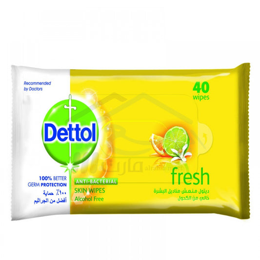 Dettol Antibacterial Skin Wipes 40 Wipes