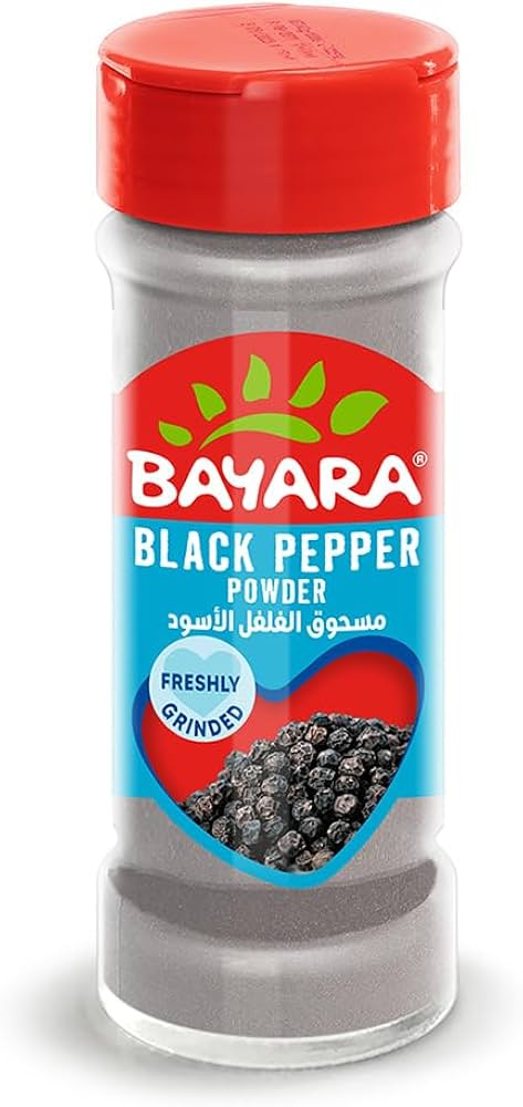 Bayara Black Pepper Powder 45gm X 12