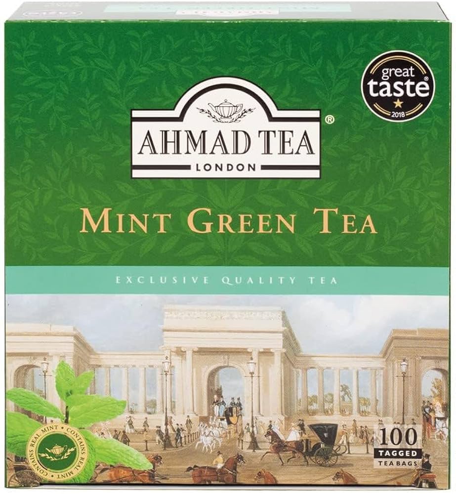 Ahmad Mint Green Tea - 100 Teabags