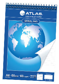 Atlas   Spiral Notepad A6 50 sheet DSP=48EA  AS-PSA66611I