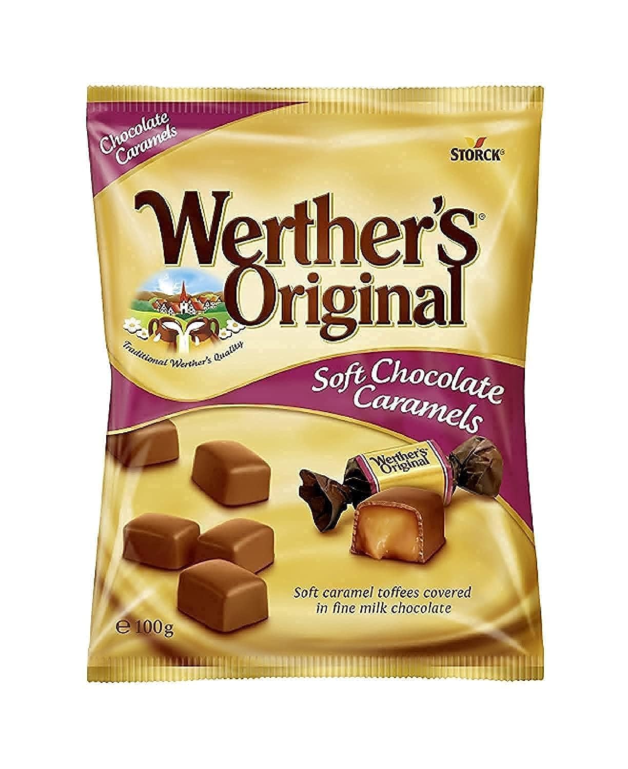 Storck Werthers Chocolate Toffee Bags (100gms)