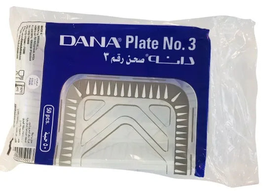 Dana Plastic Plate No.3 50 Pcs
