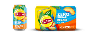 Lipton Ice Tea Zero Peach 330 X 6