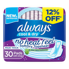 Always Cool Dry Maxi Thick Large 30pcs