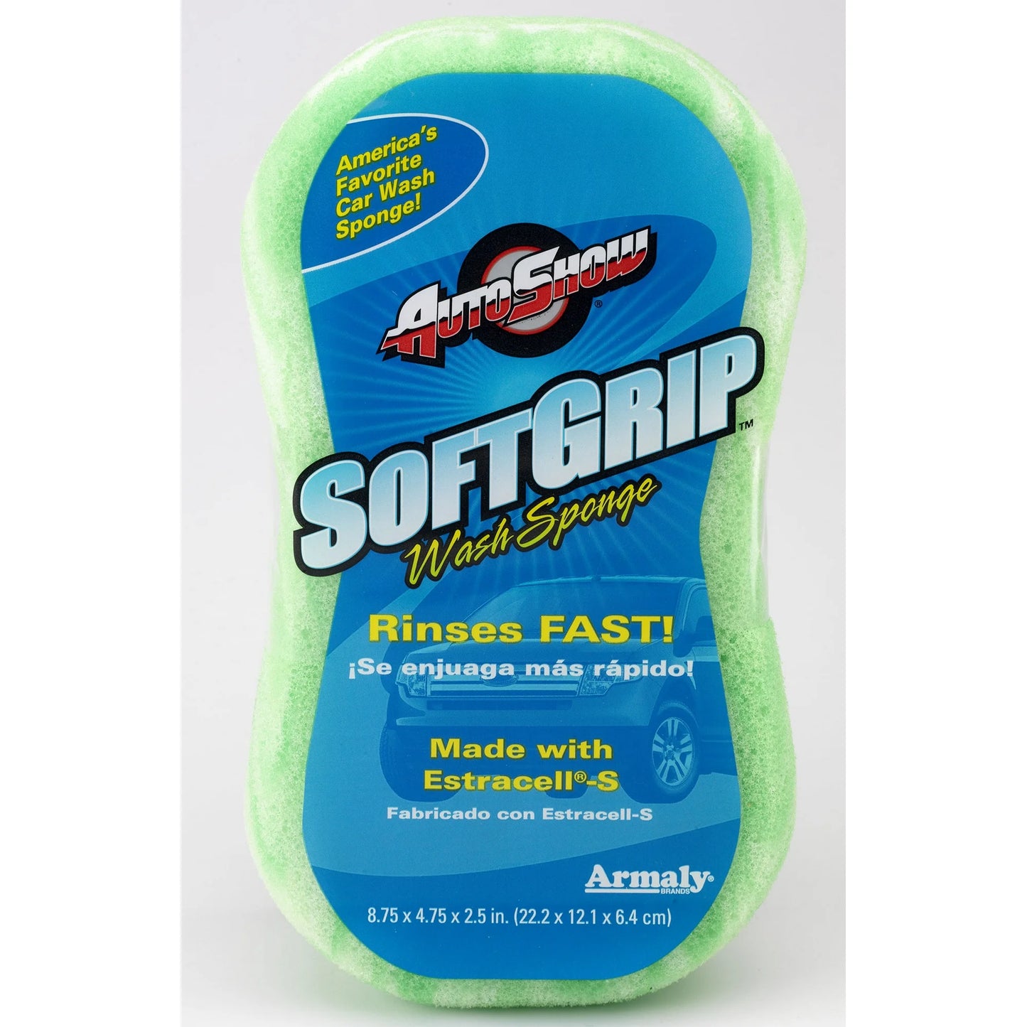 AutoShow SOFTGRIP® Wash Sponge  1pcs Scratch Free  Utility Sponge Assorted
