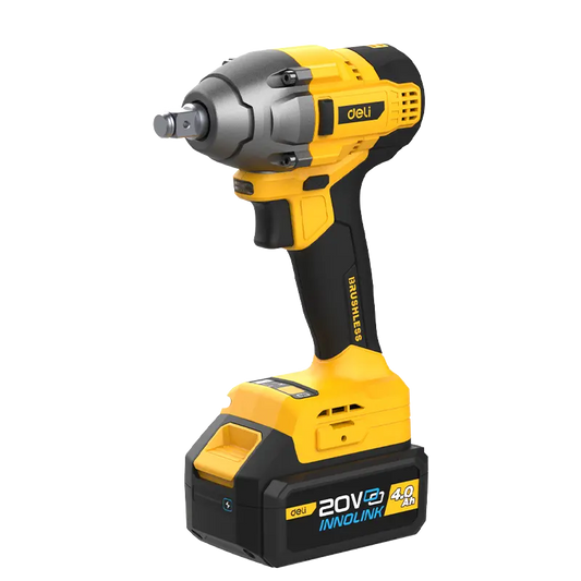 Deli Li-ion Impact Wrench 12.7mm 20V w/o Btry DE-EDC230Z