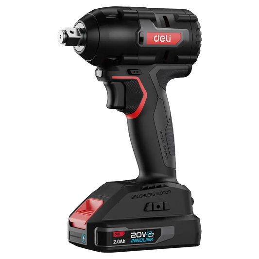 Deli Li-ion Impact Wrench 12.7mm 20V 2Ahx2 DE-EDE-BS20-1D2