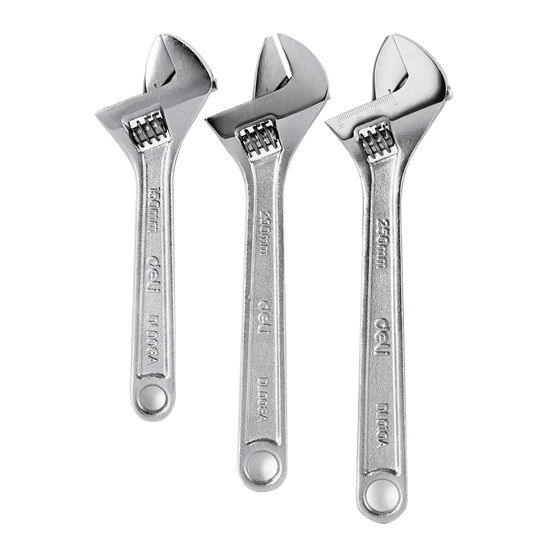 Adjustable wrench  3pcs set