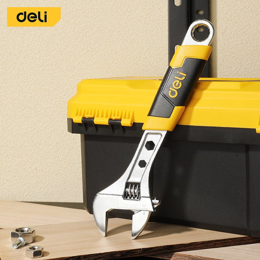 Adjustable Wrench Comfrt Grip Handle 10"