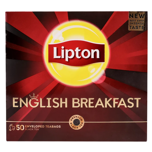 Lipton English breakfast Envelop tea Bag 50x2g