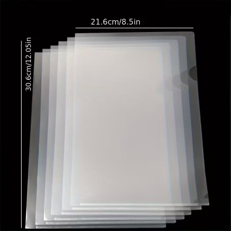 CLEAR File Folder L Shape SADAF 150MC 100PCS Box