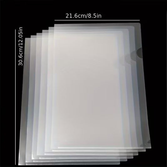 CLEAR File Folder L Shape SADAF 150MC 100PCS Box