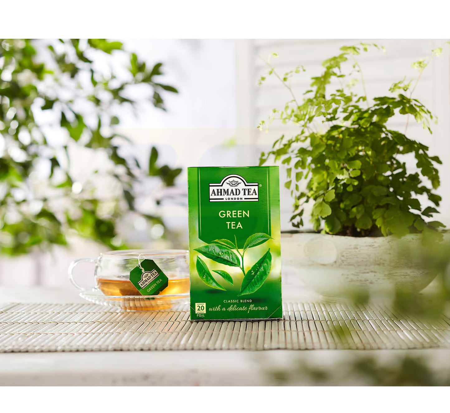 Ahmad Tea Green Tea - 20 Foil Teabags x 6 box