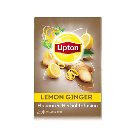 Lipton Herbal Infusion Lemon and Ginger Tea, 20x1.6g