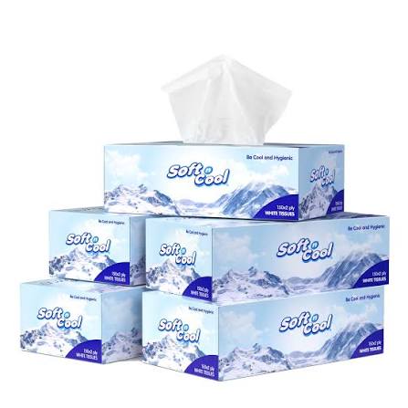 SOFT N COOL FACIAL TISSUE 200SHT X 2PLY 6BOX