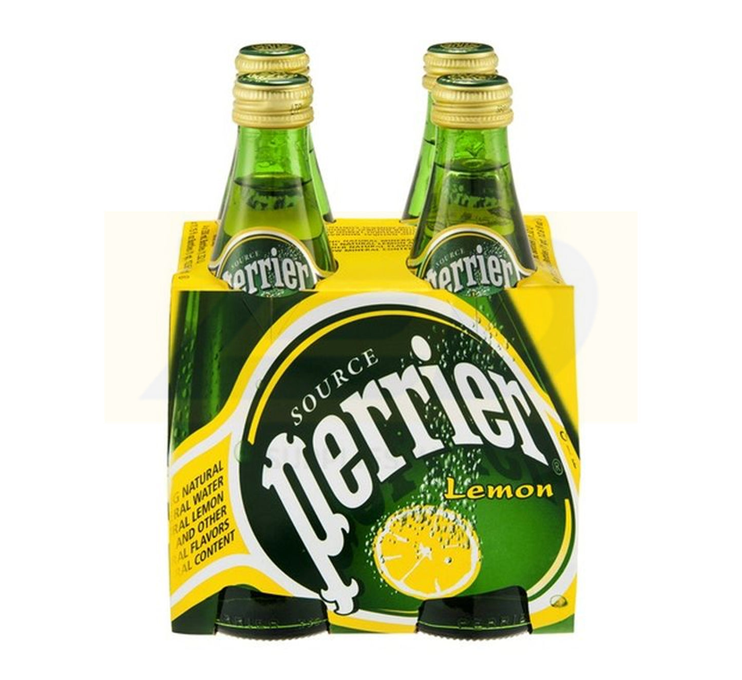Perrier Natural Sparkling Mineral Water Lemon 24 x 200 ml