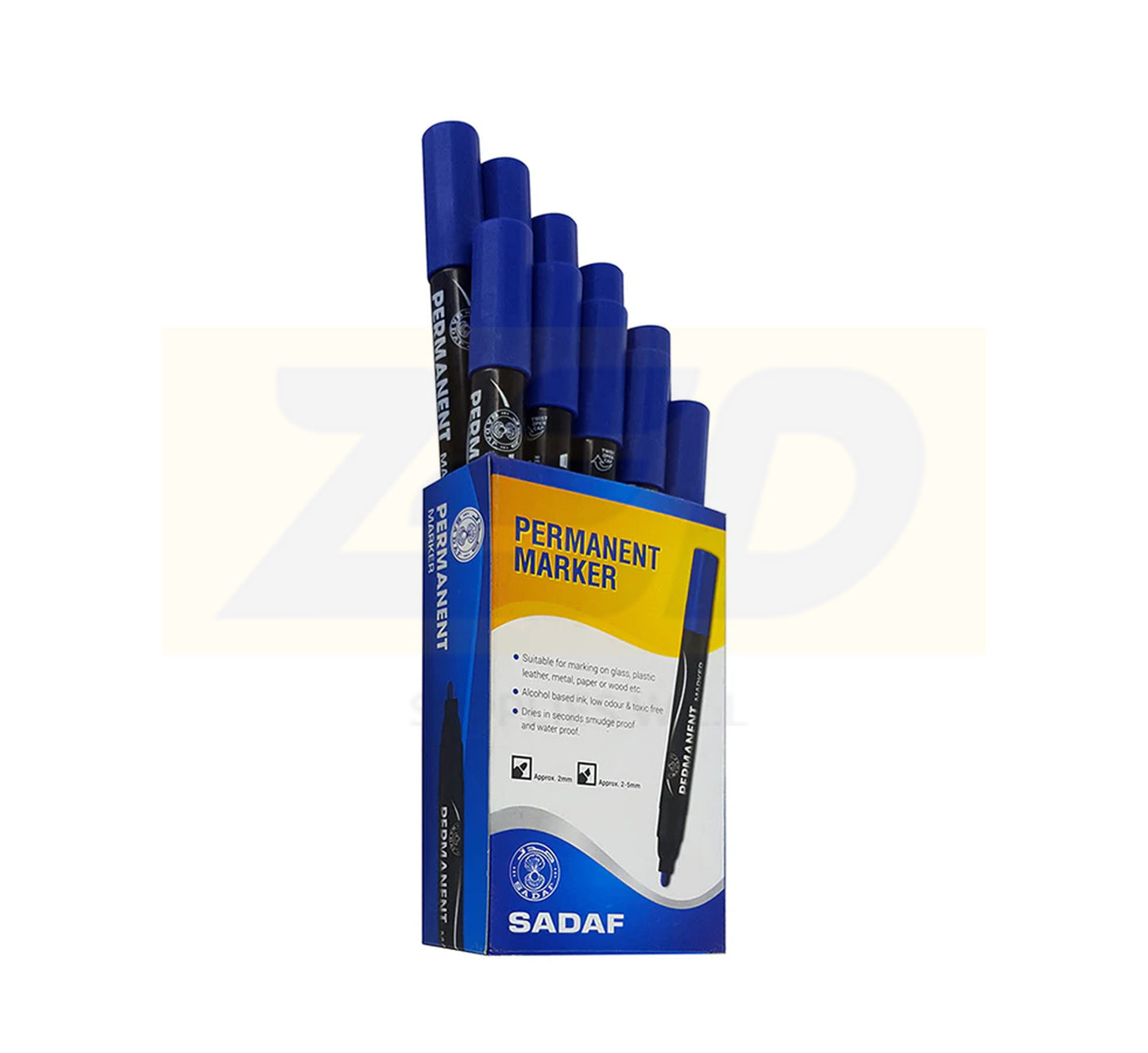 SADAF Permanent Marker 2 mm - Blue - Bullet