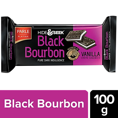 parle h&s black bourbon vanilla 100 gm