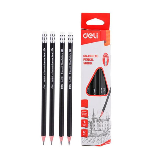 Pencil Graphite Deli HB Black