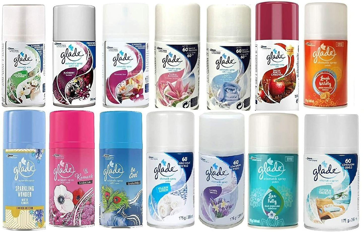 Glade Air Freshener Automatic Refill Spray 269 Assorted