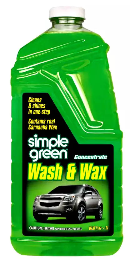 Simple Green Car Wash and Wax Works On All Vehicle Types - 67 oz.
