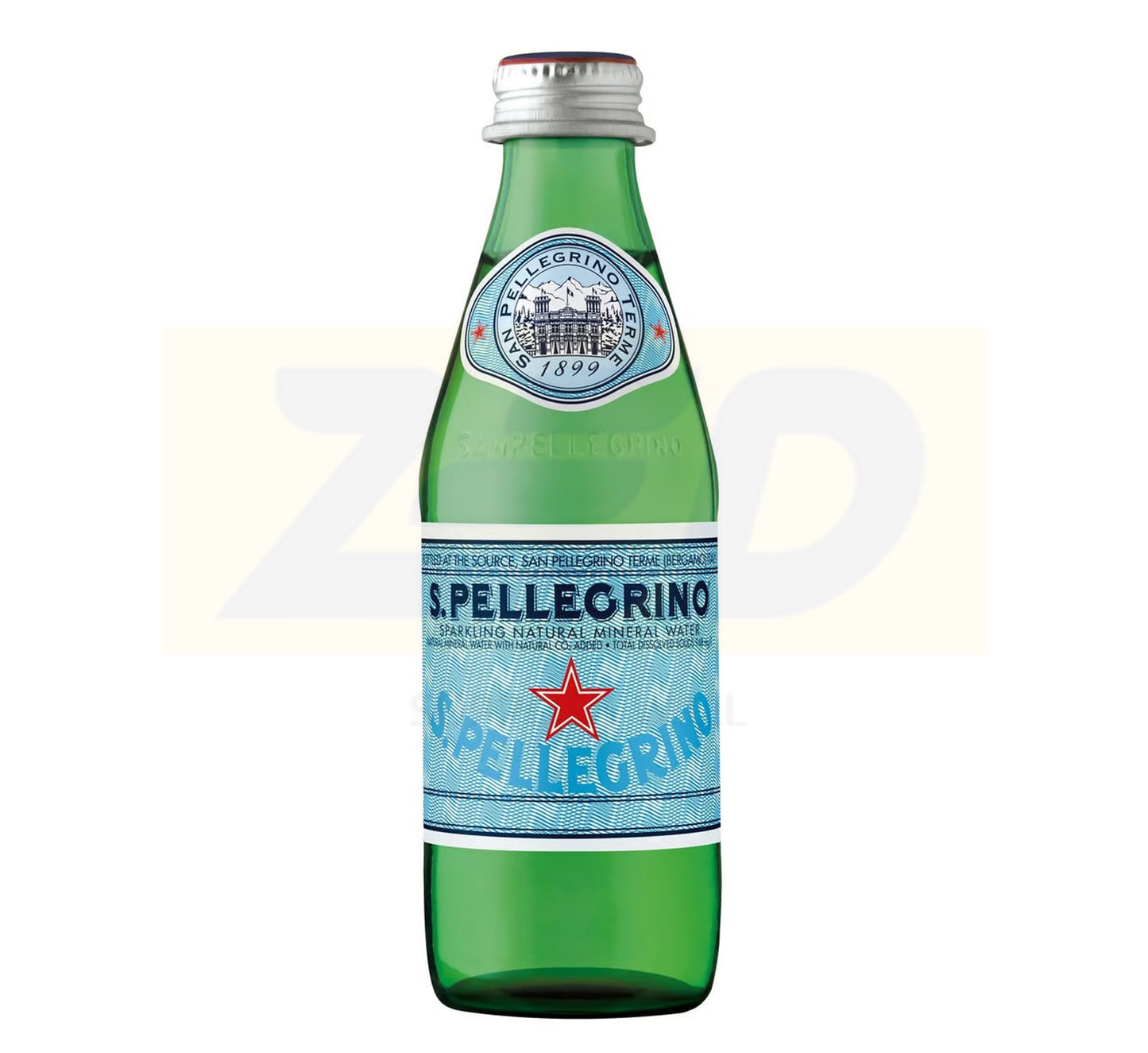 San Pellegrino Sparkling Natural Mineral Water Glass Bottle 24 x 250 ml