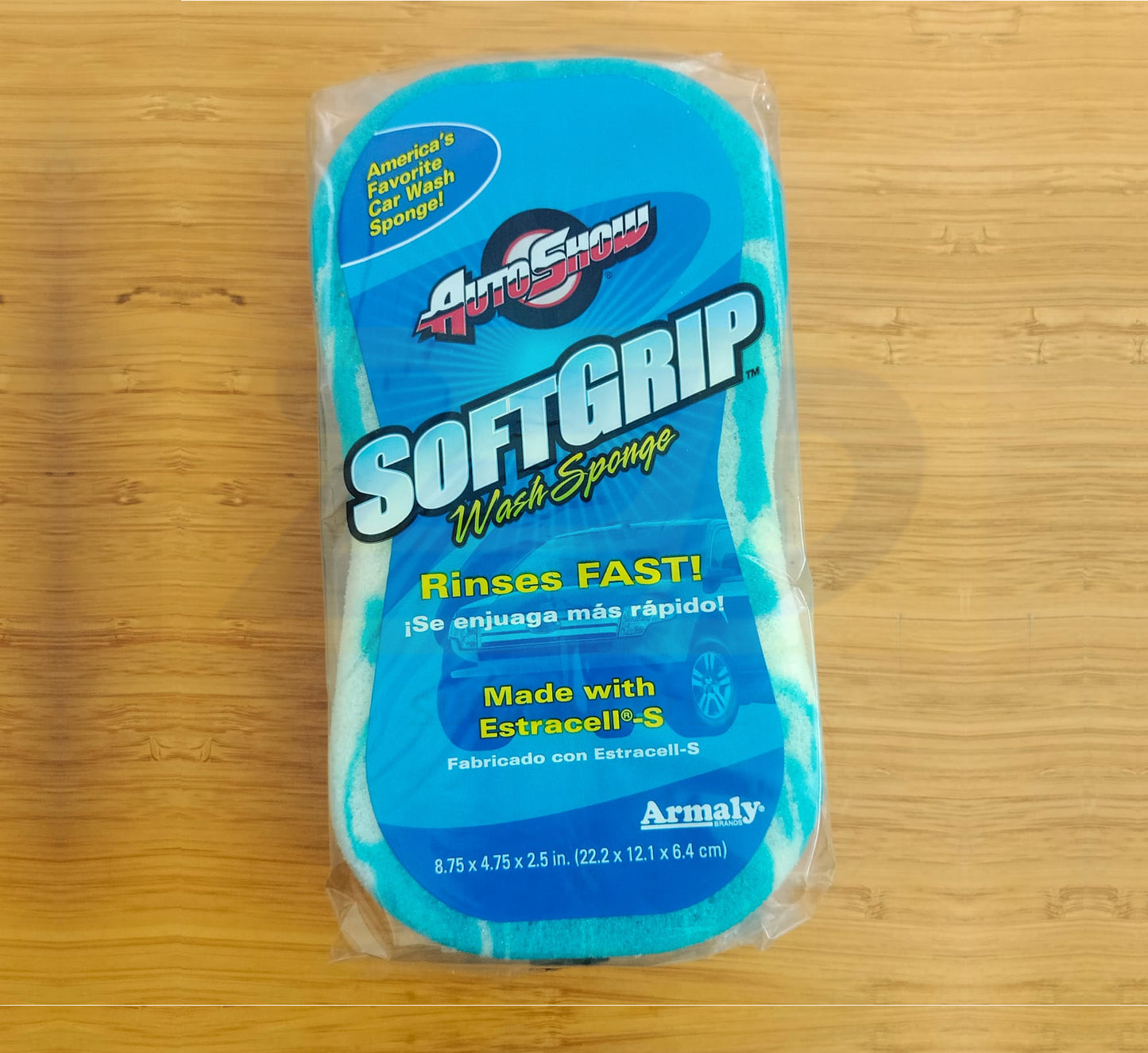 AutoShow SOFTGRIP® Wash Sponge  1pcs Scratch Free  Utility Sponge Assorted