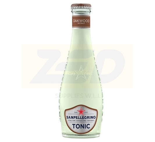 Sanpellegrino Tonica Oakwood Glass Bottle 24 x 200 ml